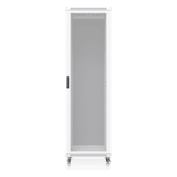 Gabinete Rack de Piso / 42U / 600 × 800 mm (23.6 x 31.5') / Carga 800 kg (1,763.7 lb) / Puerta Perforada / Ventiladores Integrados / Ruedas con Seguro