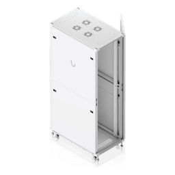 Gabinete Rack de Piso / 42U / 600 x 1000 mm (23.6 x 39.4') / Carga 800 kg (1763.7 lb) / Ventiladores con Sensor Térmico / Puerta Vidrio Templado / Ruedas Bloqueables