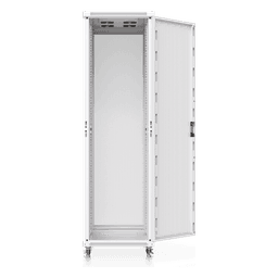 Gabinete de Rack 42U / Acero SPCC / Carga 800 kg (1763.7 lb) Estática / Profundidad Ajustable / Puertas Perforadas / Ruedas con Seguro