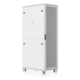 Gabinete de Rack 42U / Acero SPCC / Carga 800 kg (1763.7 lb) Estática / Profundidad Ajustable / Puertas Perforadas / Ruedas con Seguro