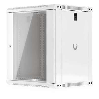 Gabinete Rack 12U / 550 x 450 mm / 50 kg Carga / Vidrio Templado / 21.7 x 17.7 x 25'