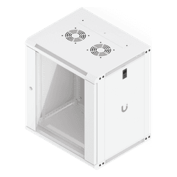 Gabinete Rack 12U / 550 x 450 mm / 50 kg Carga / Vidrio Templado / 21.7 x 17.7 x 25'