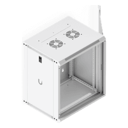 Gabinete Rack 12U / 550 x 450 mm / 50 kg Carga / Vidrio Templado / 21.7 x 17.7 x 25'