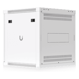 Gabinete Rack 12U / Montaje en Pared / 4 Postes / Vidrio Templado / Carga 80 kg (176 lb) / 598 × 600 mm