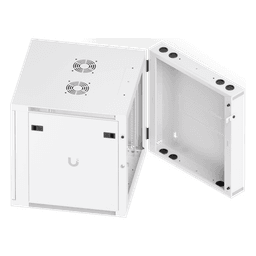 Gabinete Rack 12U / 600x703 mm / Puerta Vidrio Templado / Puerta Trasera Abatible / Paneles Laterales con Llave / Acero SPCC 1.2 mm