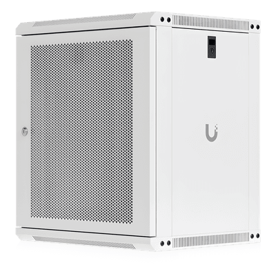 Gabinete Rack 12U / 550x450 mm / Montaje Pared / Puerta Perforada / 2 pies (635 mm) Alto