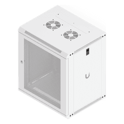 Gabinete Rack 12U / 550x450 mm / Montaje Pared / Puerta Perforada / 2 pies (635 mm) Alto
