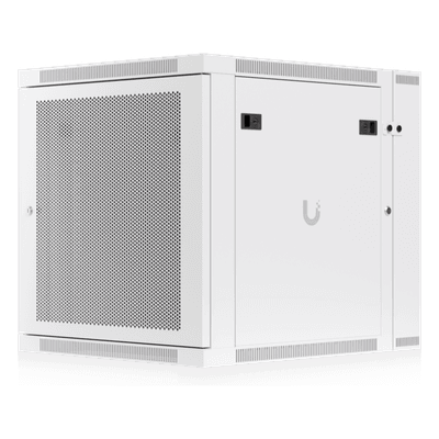 Gabinete Rack 12U / Montaje Pared / Puerta Trasera Abatible / Profundidad Ajustable 434-559 mm / Acero SPCC / 600 x 703 mm (23.6 x 27.6')