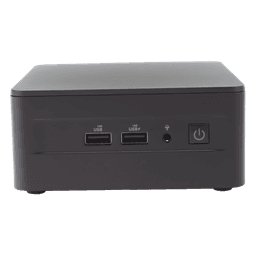 Mini PC NUC Barebone / Core i7-1360P (13 Gen) / Wi-Fi 6E + 2.5GbE / 2 x HDMI 2.1 / Bluetooth / No incluye Memoria RAM, SSD y S.O.  / Incluye fuente