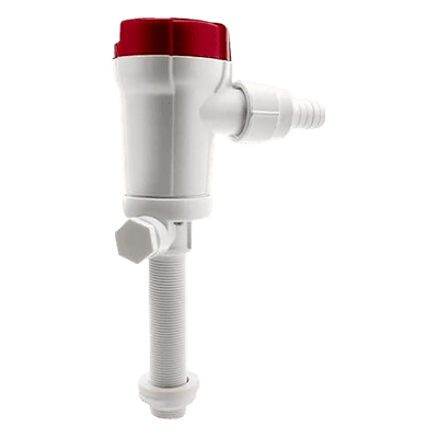 Bomba Livewell / 1100 GPH / 12V DC / Conexión Straight Seacock / Doble Puerto de Entrada / Protección Anti-Aire / Cartucho Motor Extraíble