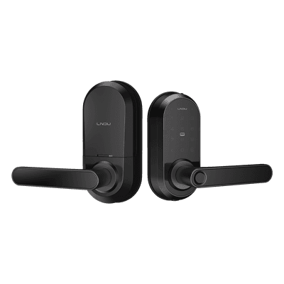 Cerradura Inteligente Wi-Fi / Escáner de Huella Digital / Teclado Táctil / Compatible con App / 8 Baterías AA / Puerta Interior y Exterior / Función Normalmente Abierto / FCC Clase B
