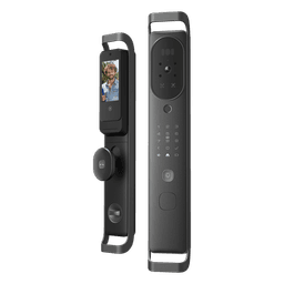 Cerradura Inteligente Multibiométrica / Reconocimiento Facial + Venas Palma + Huella Digital / Teclado Numérico + Tarjetas IC + NFC / Pantalla HD 4.5 Pulgadas / Batería Doble 4000mAh + 2500mAh / Conexión WiFi 2.4GHz / App Smart