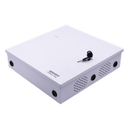 Fuente de Poder para Control de Acceso / 6A Total / 12-24 VDC Selectable / 5 Salidas Clase 2 PTC / Respaldo Batería 40 AH / Supervisión FACP / Fail-Safe y Fail-Secure