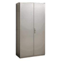 Gabinete de Acero Inoxidable / IP55 / IK10 / 1000 x 2200 x 400 mm (39.4 x 86.6 x 15.7 in) / Capacidad 110 kg / Platina Galvanizada