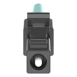 Conector LC de Empalme por Fusion OmniSplice™, Para Fibra Óptica Multimodo 50/125µm OM3/OM4/OM5, Color Aqua