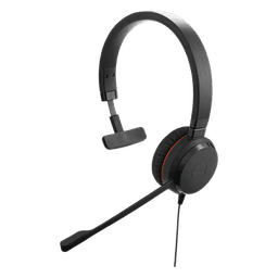 Jabra Evolve 20 Mono con Conexión USB C/A, Micrófono con Cancelación de Ruido de Ultima Generación, Configuración Plug and Play, Certificación Microsoft Teams (4993-823-169)