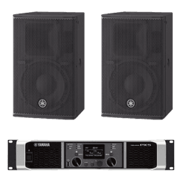 Kit Refuerzo Sonoro | Incluye 2 Bocinas CHR10 y 1 Amplificador PX5 | Ideal para Aplicaciones de Música en Primer Plano
