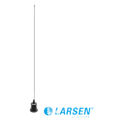 Antena Móvil VHF / Rango 144-174 MHz / Ganancia 3 dB / Potencia 200 W / Longitud Ajustable 130 cm (51.2 in) / Montaje NMO 3/4' / 5/8 Onda