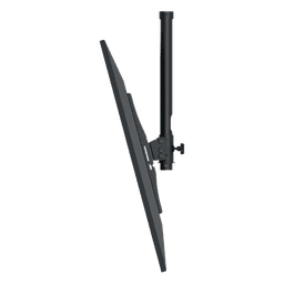 Soporte de Techo Universal / Pantallas 43" a 90"+ / Carga 150 lb (68 kg) / Extensión 39.59" a 63.21" (1006-1606 mm) / Rotación 360° / Inclinación +20°/-5° / Techos Planos