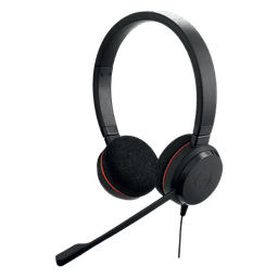 Jabra Evolve 20 DUO con conexión USB C/A, Micrófono con Cancelación de Ruido de Ultima Generación, Configuración Plug and Play (4999-829-269) 