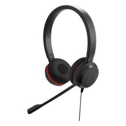 Jabra Evolve 20 DUO con conexión USB C/A, Micrófono con Cancelación de Ruido de Ultima Generación, Configuración Plug and Play (4999-829-269) 