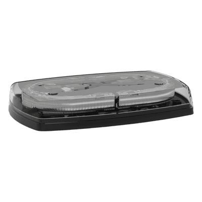 Minibar LED para Techo / 10 Pulgadas / 48 LEDs / Doble Color Ámbar/Claro / 91 Patrones / 12-24 VDC / 360° / SAE Clase I