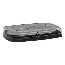 Minibar LED para Techo / 10 Pulgadas / 48 LEDs / Doble Color Ámbar/Claro / 91 Patrones / 12-24 VDC / 360° / SAE Clase I