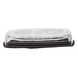 Minibar LED para Techo / 10 Pulgadas / 48 LEDs / Doble Color Ámbar/Claro / 91 Patrones / 12-24 VDC / 360° / SAE Clase I
