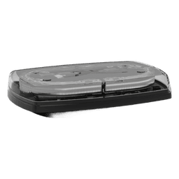 Minibar LED / 10 Pulgadas / 48 LEDs / 91 Patrones de Destello / 12-24 VDC / Base Magnética / Ámbar/Claro