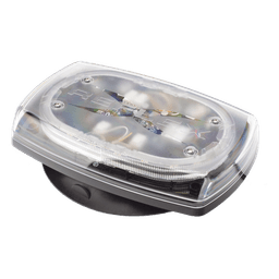 Minibar LED / 10 Pulgadas / 48 LEDs / 91 Patrones de Destello / 12-24 VDC / Base Magnética / Ámbar/Claro