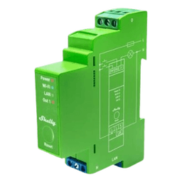 Regulador Inteligente DIN / 1 Canal / Atenuación Progresiva / Medición de Potencia / Wi-Fi 2.4 GHz / Bluetooth / Ethernet / 110-240V AC / 16 A