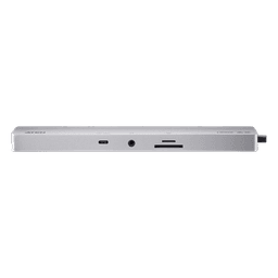 Dock Multipuerto USB-C | 11 en 1 | 8K Single o Dual 4K | PD 100W | USB 3.2 Gen 1 | Ethernet Gigabit | SD MicroSD | Aluminio