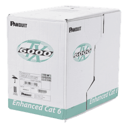 Cable UTP / Categoría 6 Mejorado / 23 AWG / 305 m (1000 ft) / 4 Pares / PVC CM / Bobina Reelex