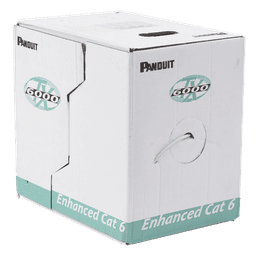 Cable UTP / Categoría 6 Mejorado / 23 AWG / 305 m (1000 ft) / 4 Pares / PVC CM / Bobina Reelex