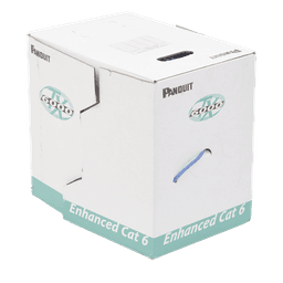 Cable UTP / Categoría 6 Mejorado / 23 AWG / 305 m (1000 ft) / 4 Pares / CMR Riser / Cobre Sólido