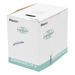 Cable UTP / Categoría 6 Mejorado / 23 AWG / 305 m (1000 ft) / 4 Pares / CMR Riser / Cobre Sólido