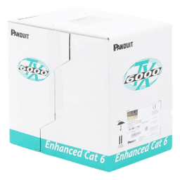 Bobina de Cable UTP / Cat 6A Mejorado / 23 AWG / 305 m (1000 pies) / 4 Pares / PVC CM / Reelex / Blanco