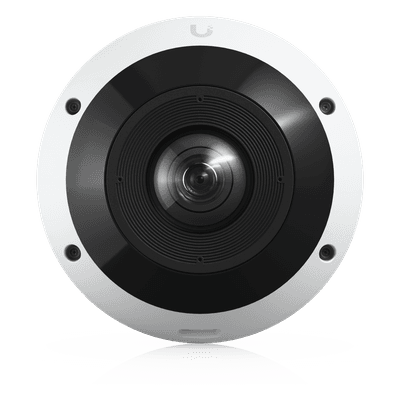 UniFi G6 Pro 360 – Cámara Panorámica 12 MP PoE, Resistente a la Intemperie y Antivandálica con Cobertura de 360°, Zoom, Giro e Inclinación Digitales, y Visión Infrarroja Inteligente