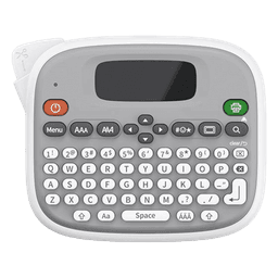Impresora de Etiquetas Portátil / Térmica 203 ppp / Bluetooth / Pantalla LCD / QWERTY + App / 10 mm Ancho / USB-C / Batería AAA