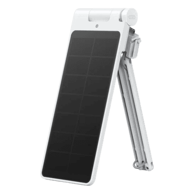 Panel Solar SwitchBot / 5V 0.3A / ABS UV-Resistente / Sensor de Luz / USB Tipo-C / Exterior -20°C a 60°C / Compatible Cortinas 3 Gen