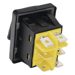 Interruptor Industrial / LED Verde / IP65 / NO-COM-NC / -40°C a 125°C / 30A / 38 x 28 x 29.5 mm