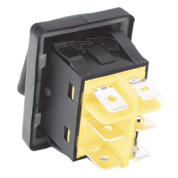 Interruptor Industrial / LED Verde / IP65 / NO-COM-NC / -40°C a 125°C / 30A / 38 x 28 x 29.5 mm