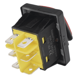 Interruptor Industrial con LED / IP65 / Contactos NO-COM-NC / Operación -40°C a 125°C / 12/24 VCC / 30A