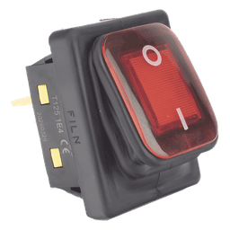 Interruptor Industrial con LED / IP65 / Contactos NO-COM-NC / Operación -40°C a 125°C / 12/24 VCC / 30A