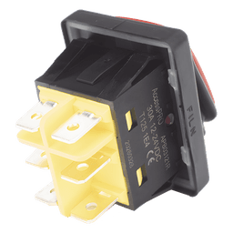 Interruptor Industrial con LED / IP65 / Contactos NO-COM-NC / Operación -40°C a 125°C / 12/24 VCC / 30A