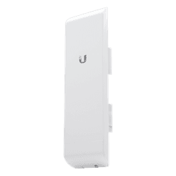 NanoStation airMAX M2 CPE,  hasta 150 Mbps, frecuencia 2 GHz (2412-2462 MHz) con antena integrada de 11 dBi
