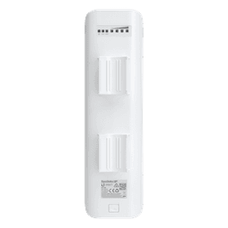NanoStation airMAX M2 CPE,  hasta 150 Mbps, frecuencia 2 GHz (2412-2462 MHz) con antena integrada de 11 dBi