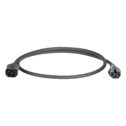 Cable de Alimentación Eléctrica Con Bloqueo Doble de Seguridad, de IEC C14 a IEC C13, 4 ft. de Largo, Color Negro, Paquete de 10 Piezas