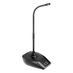 Transmisor de base de escritorio / Micrófono cuello de cisne modular / 6 longitudes disponibles / 3 patrones polares / LED configurables 7 colores