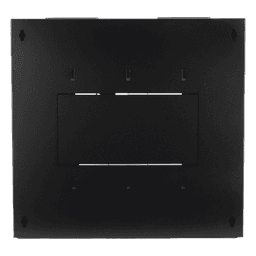 Gabinete Abatible de Pared (Con Marco Trasero) con Rack 19" de 12 Unidades. Ventana de Cristal Templado.